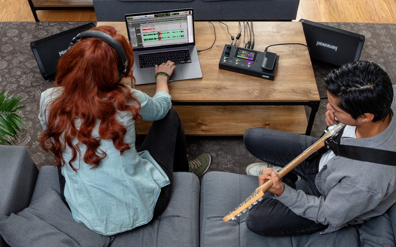 Record and Reamp via the Built-in USB Audio Interface